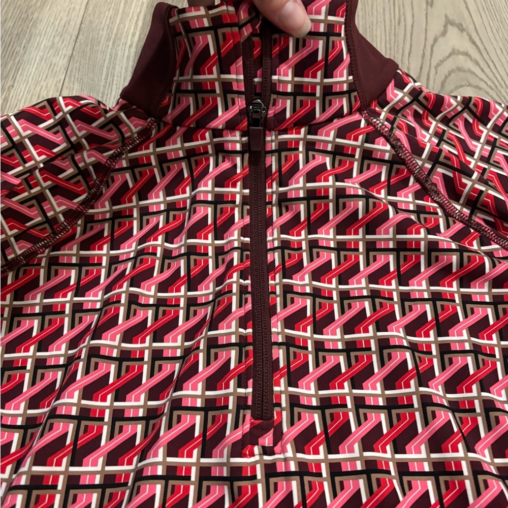 Talbots Performance Interlock Half Zip Pullover Size Medium - Picture 5 of 8